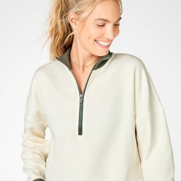 Fabletics Tops - Catarina Mock Neck Half Zip Pullover
Sweatshirt